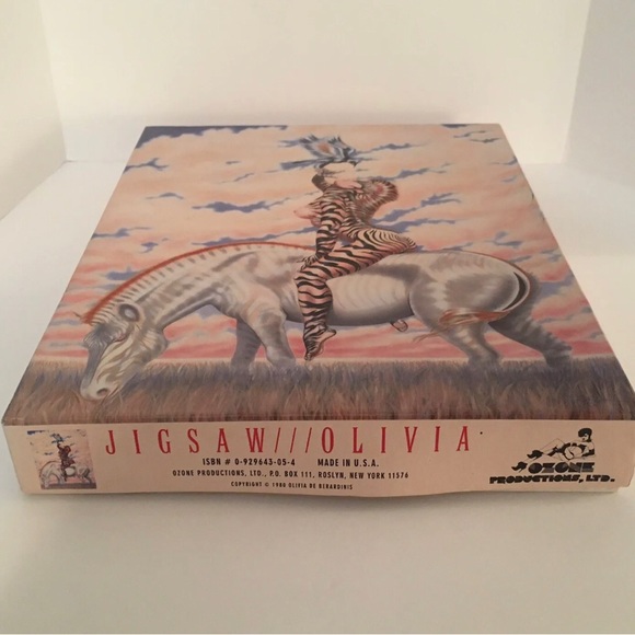 Zebra Lady Puzzle Olivia de Berardinis Fantasy Art - Picture 9 of 12